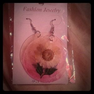 Sunflower earrings