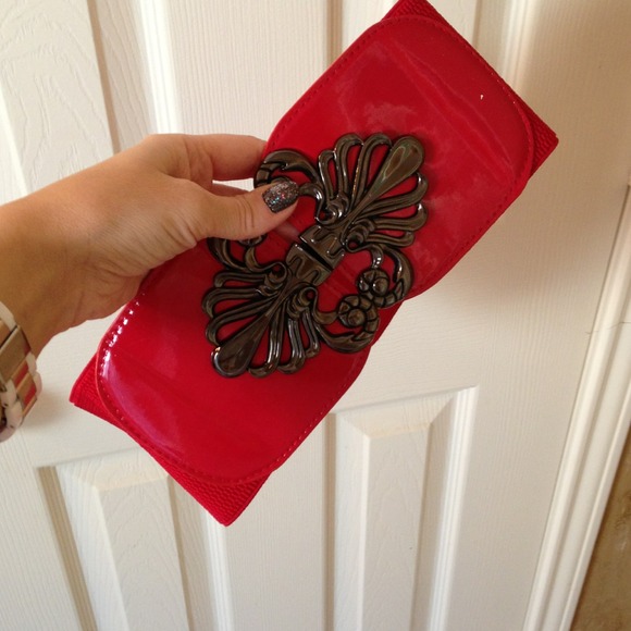 Stretchy Red Belt. Worn twice! - Picture 2 of 4