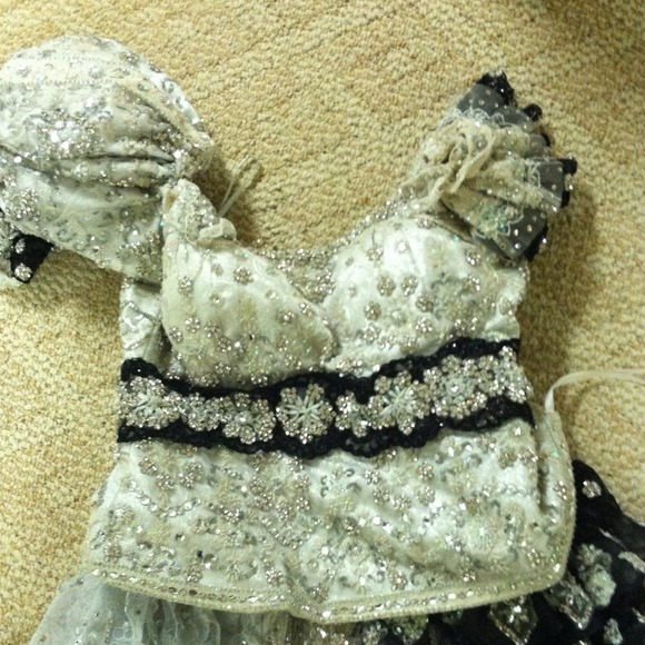 Couture Formal Handmade Dress 1 of a kind. Worn 1