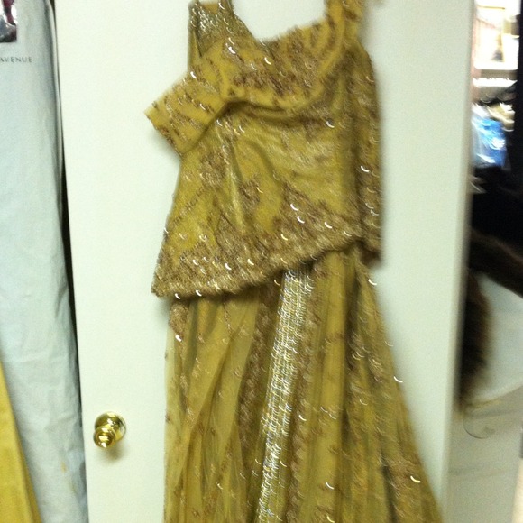 Couture Handmade Formal Dress Worn Once 1 kind
