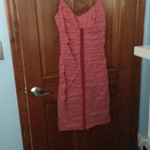 Nicole Miller Collection pink cocktail dress