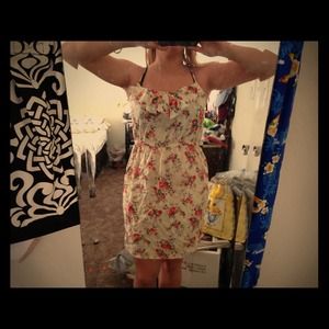 casual floral print dress