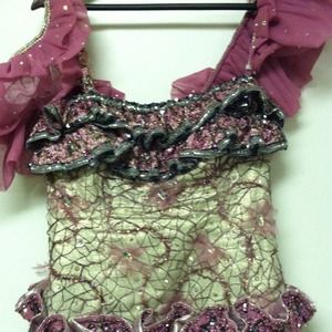 Couture Formal Dress Handmade one of. Kind Worn 1