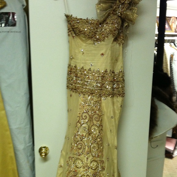 Couture Handmade Formal Dress Worn Once