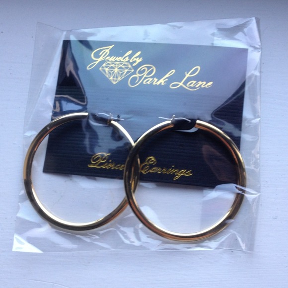 Gold hoop earrings