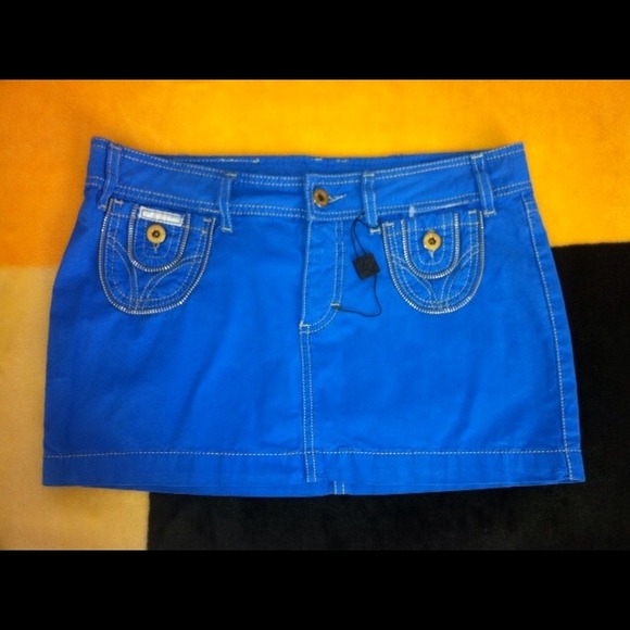 D&G mini denim skirt