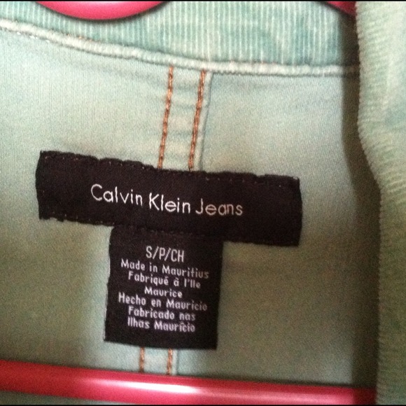 Corduroy Jacket Mint Green - Picture 2 of 3