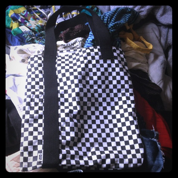 Checkered handbag