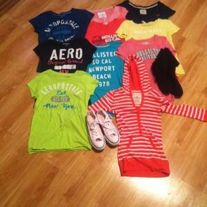 not picture grey coverup and VS polo