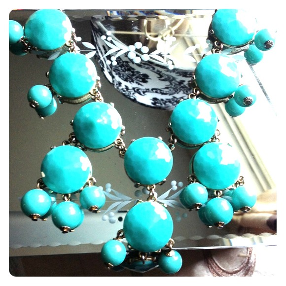 J. Crew Jewelry - J. Crew  turquoise bubble necklace
