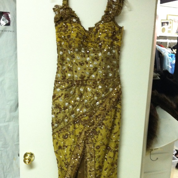 Couture Handmade Formal Dress One of. Kind