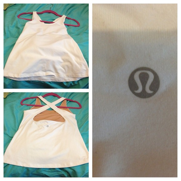 Lululemon white GUC racer back⭐sold⭐