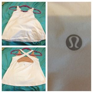 Lululemon white GUC racer back⭐sold⭐
