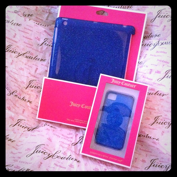 Juicy Couture Glitter Gelli Shells iPad iPhone 4S