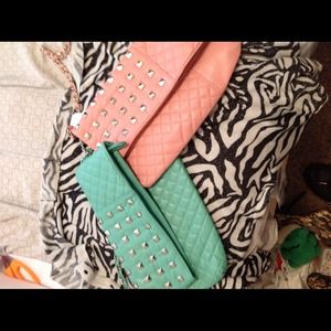 Teal purse