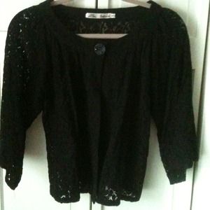 Lace 3/4 Sleeve Sweater