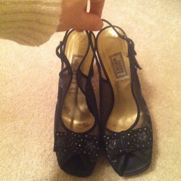 Bundle Versace Platforms & Crystal Earrings