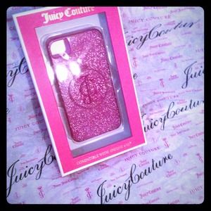 Juicy Couture Pink Gelli Glitter iPhone 4/4s
