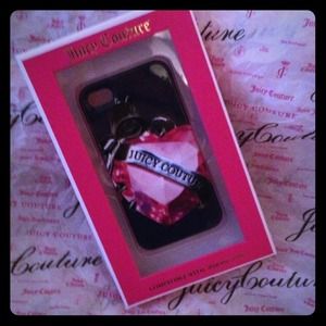 Juicy Couture iPhone 4/4s heart banner case!