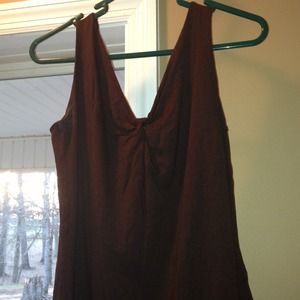 Brown tank top