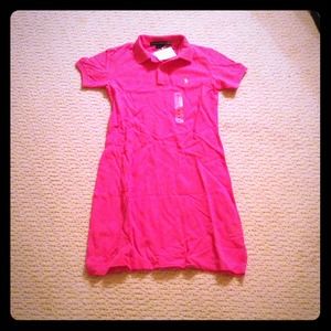 Ralph Lauren sport polo dress in pink