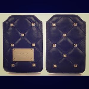 Authentic Michael Kors Studded Quilted iPhone Case