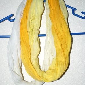 RESERVED BUNDLE pink/black, blue, yellow scarves