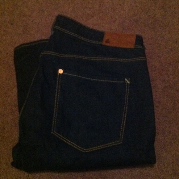 H&M dark blue skinny jeans