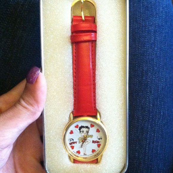 Never worn collectible Betty Boop animated watch