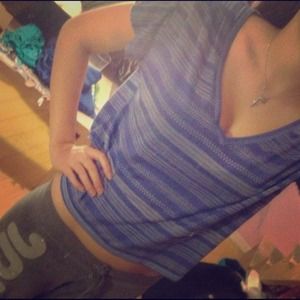 Blue pacsun shirt with pattern