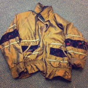 Metallic windbreaker