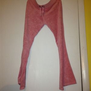 Juicy couture pink flare pants