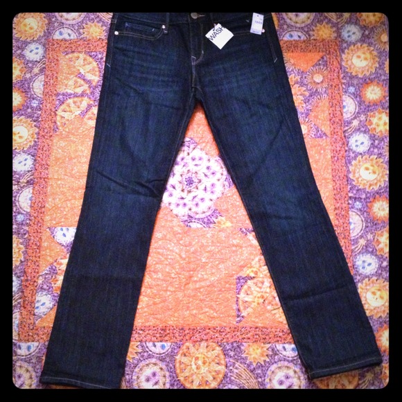 PRICE REDUCED!! Gap Real Straight dark wash jeans