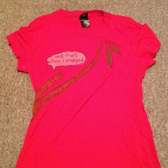 Red Paul Frank shirt