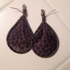 Leopard earrings