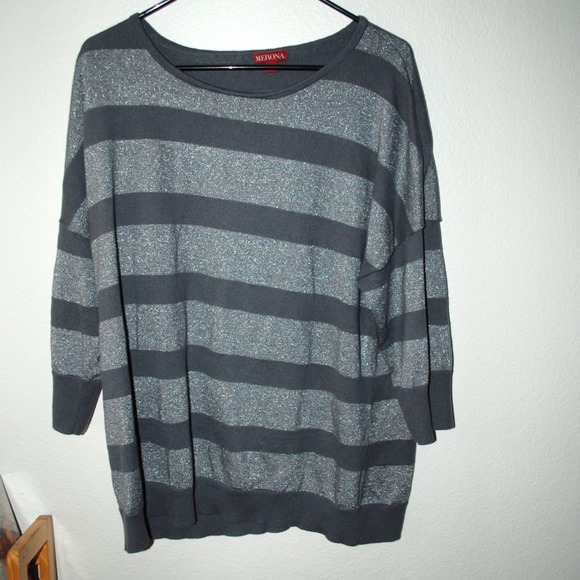 Sparkly striped sweater/tunic