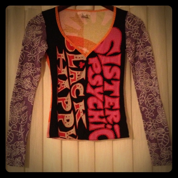Cute Custo Barcelona long sleeve shirt!!
