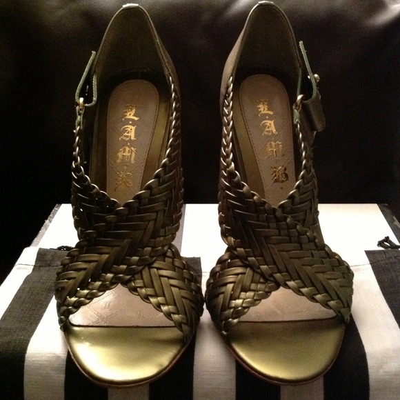 L.A.M.B GALA HEELS REDUCED!!