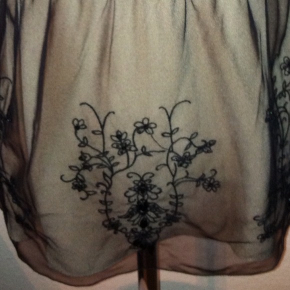 *Ann Taylor LOFT* brown / black Sz 8 M L tank top - Picture 4 of 4