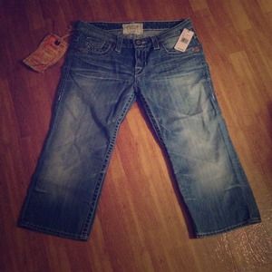 New with tags Big Star "Liv" capris size 31 CUTE!!