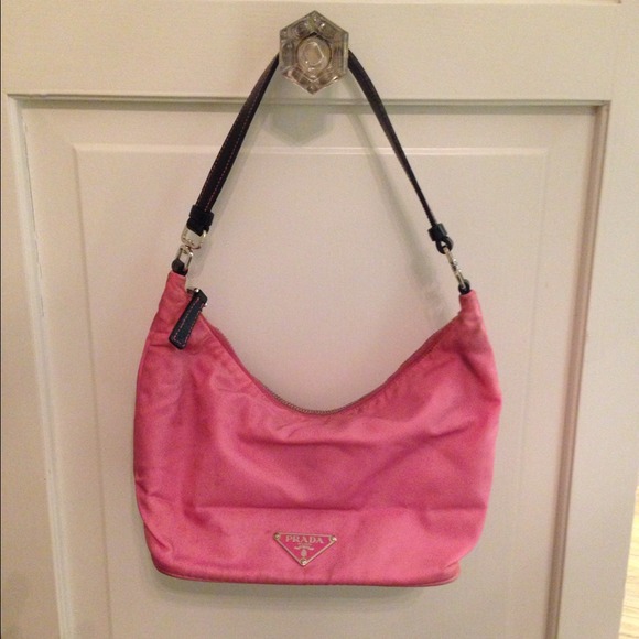Authentic Pink Prada shoulder bag