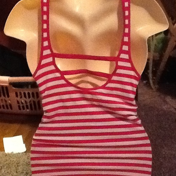 Hollister Tops - Hollister pink stripped tank top small Hollister Tops - Hollister pink stripped tank top small