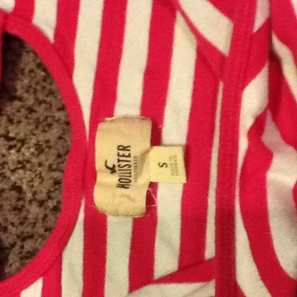 Hollister Tops - Hollister pink stripped tank top small Hollister Tops - Hollister pink stripped tank top small