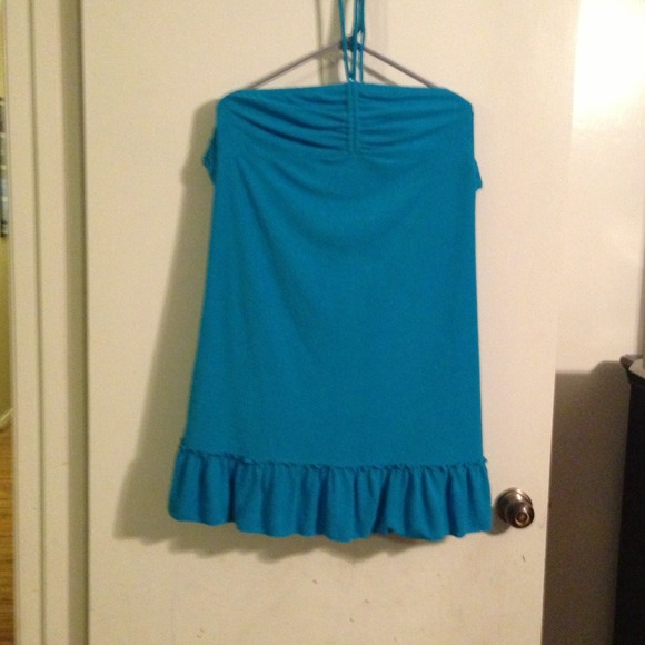 ✨SOLD✨OP XL aqua blue