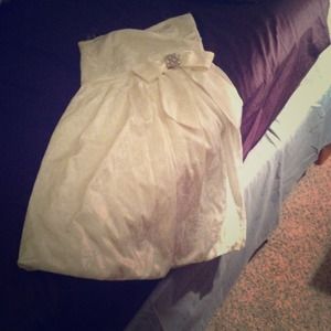 NWOT Maurice's ivory colored dress