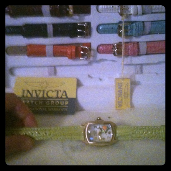 SOLD Invicta  ladies watch with 7 different bands