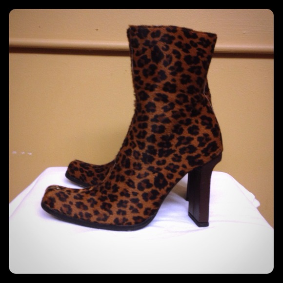 REDUCE 'Bebe'  leopard boots