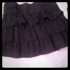 Black Ruffle Mini