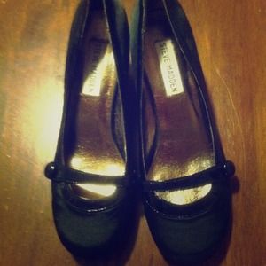 Black, Steve Madden heels