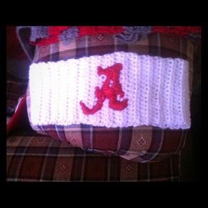 Handmade Alabama headband.